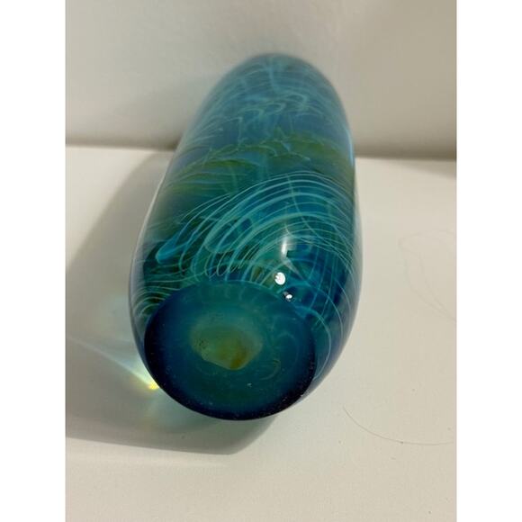 Bill Slade Studio Glass Paperweight, Bullet Series, Signed Art Glass - Picture 5 of 6